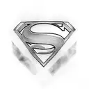 superman tattoo design idea