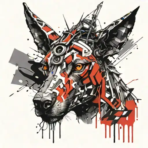 Anubis tattoo design idea