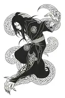 Orochimaru tattoo design idea