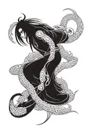 Orochimaru tattoo design idea