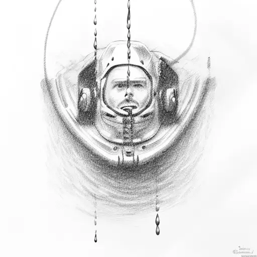 Rain came pouring down when I was drowning that's when I could finally breath  tattoo design idea