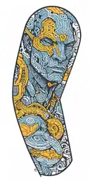 Avatar jake tattoo design idea