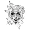 chicano lady  tattoo design idea