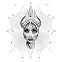 chicano lady  tattoo design idea