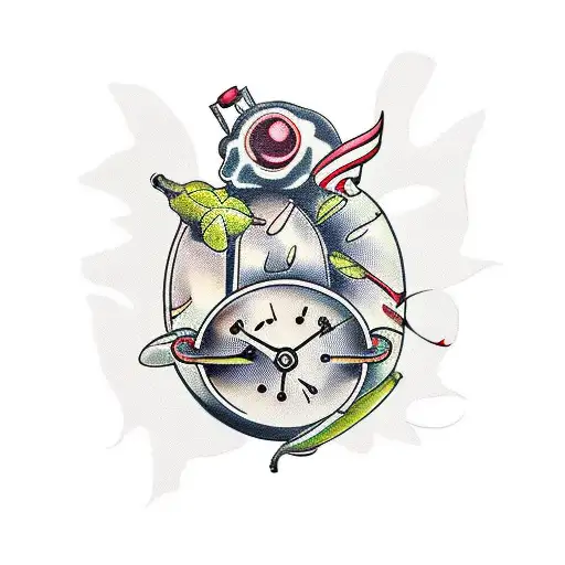 pickle and butter bean tattoo design idea