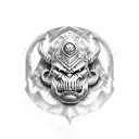 horde Warcraft orc tattoo design idea