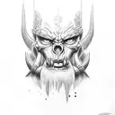 horde Warcraft orc tattoo design idea