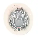fingerprint tattoo design idea