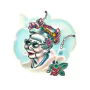 grandma tattoo design idea