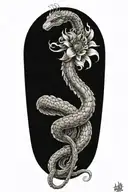 Combine a cobra wrapped around a chrysanthemum flower with the Gemini zodiac sign subtly incorporated tattoo design idea