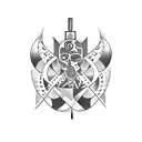 queer tango tattoo design idea