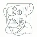 god is in control tattoo design idea