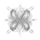 Infinity Symbol tattoo design idea