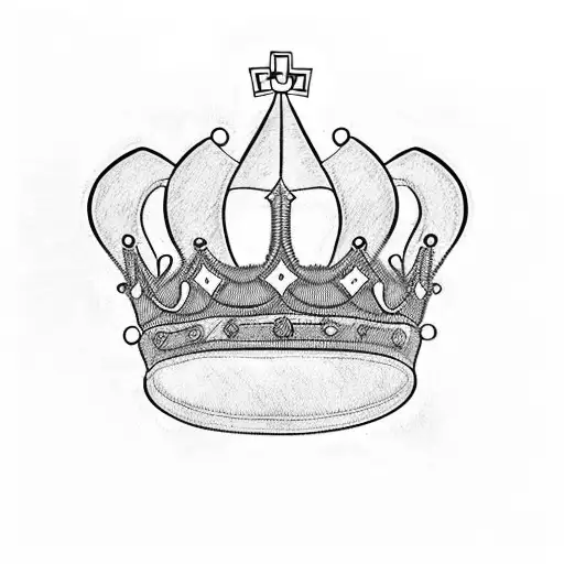 King's Crown tattoo design idea
