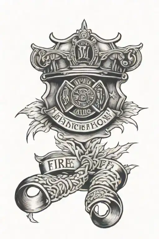Washington DC fire department  tattoo design idea