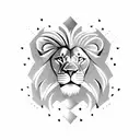 soccer, heart, lion tattoo design idea