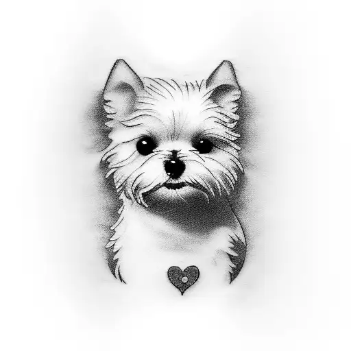 small simple tattoo in memory of a small dog named daisy tattoo design idea