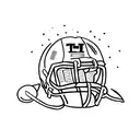 american football  tattoo design idea