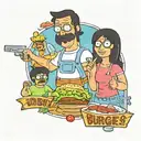 Bob's Burgers tattoo design idea