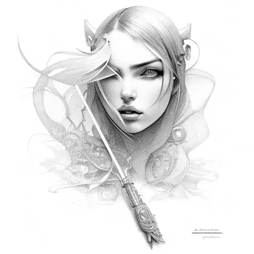 Adriana tattoo design idea