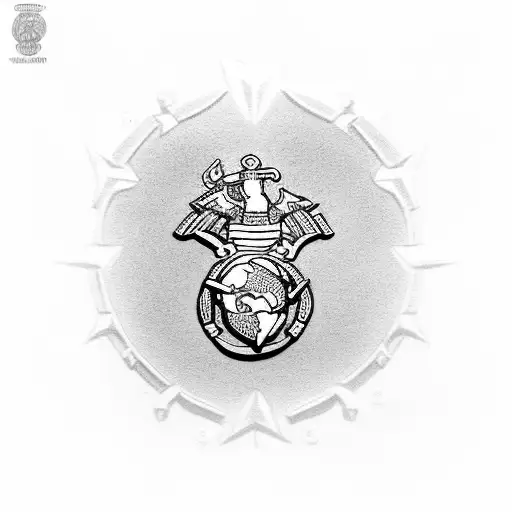 usmc marine tattoo design idea