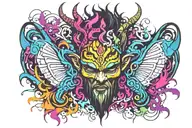 Lucifer rathore   tattoo design idea