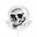 A skull with crossed welding torches and the phrase 'Death Before Dishonor' tattoo design idea