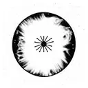 supernova tattoo design idea