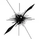 supernova tattoo design idea