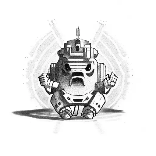 kirby jugando call of duty tattoo design idea