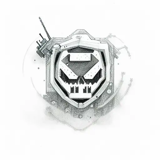 BMO caveira tattoo design idea