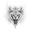 Saab 9-3 sedan tattoo design idea