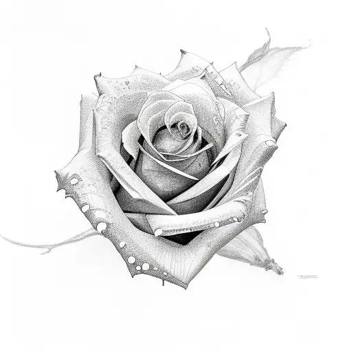 rose and Sophia tattoo design idea