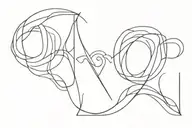 letters S D D M tattoo design idea