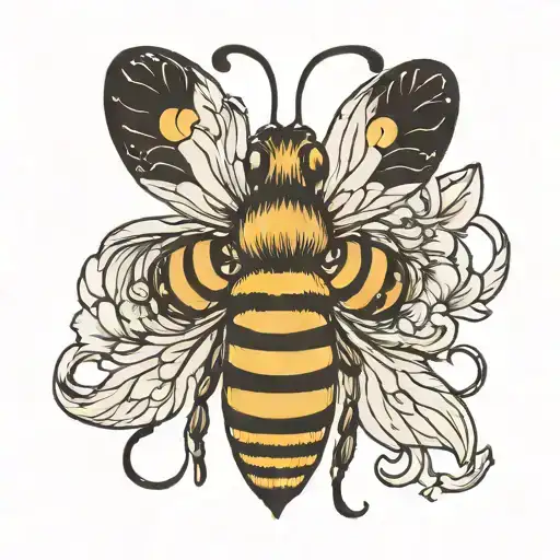 simple semicolon bee lines  tattoo design idea