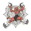 Manchester united devil tattoo design idea