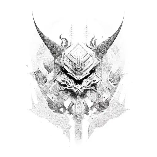 neo tribal  tattoo design idea