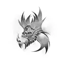 neo tribal  tattoo design idea