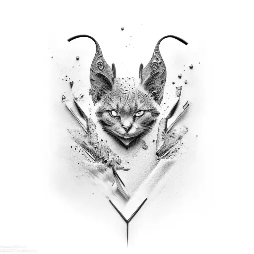 vinyl sand tattoo design idea