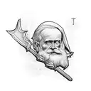 St Christopher tattoo design idea