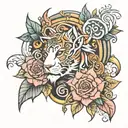 AR tattoo design idea