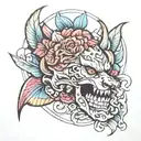 AR tattoo design idea