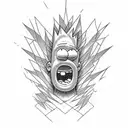 bart Simpson  tattoo design idea