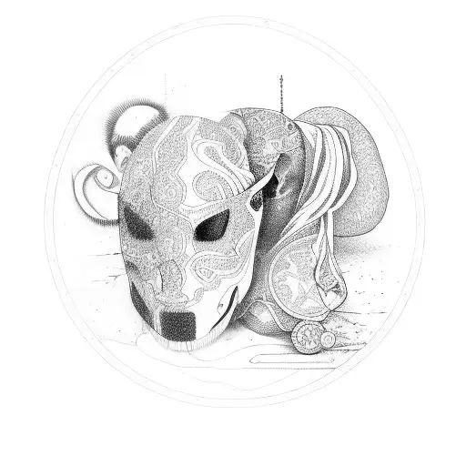 bondage tattoo design idea