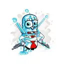 special forces SpongeBob  tattoo design idea