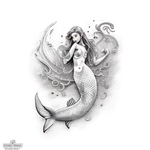 mermaid tattoo designs｜TikTok Search