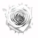 rose and cucumber flowers and grape bundle tattoo design idea