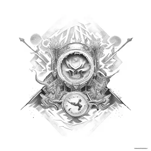 mana trandafir tattoo design idea