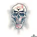 us army ranger skeleton  tattoo design idea