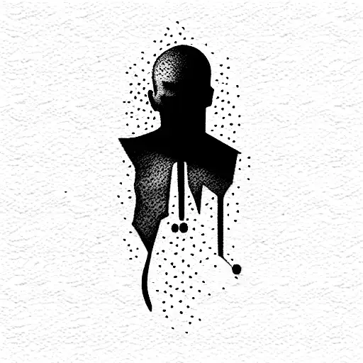 a search for murder clues in dead man's eyes tattoo design idea